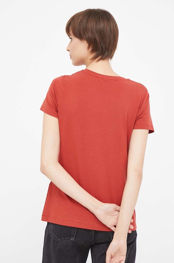 Odzież Dkny t-shirt P3EHFDNA czerwony