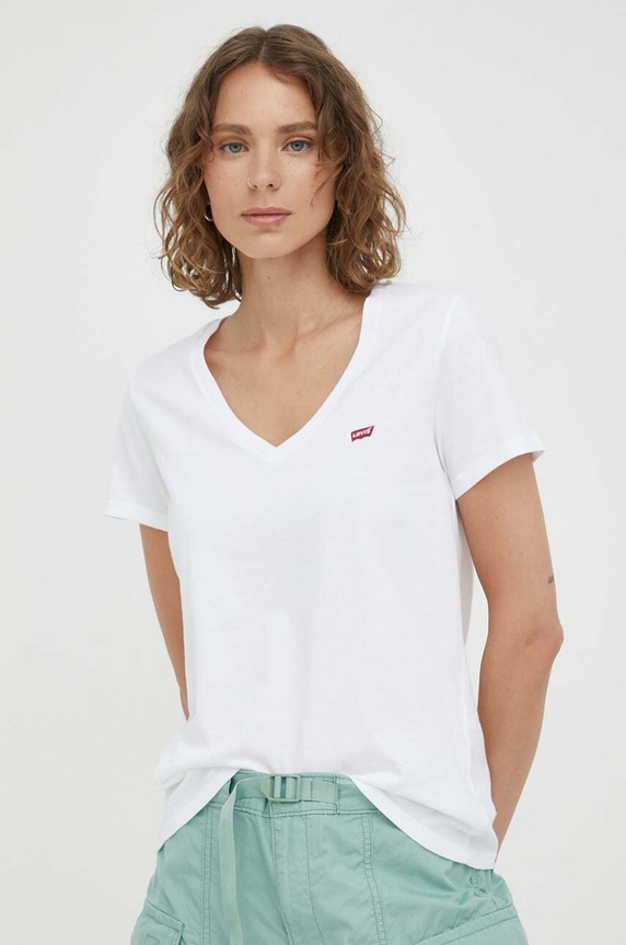 Βαμβακερό μπλουζάκι Levi's 2-pack A3624.0000 μαύρο AW23
