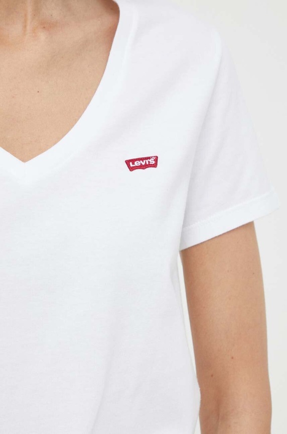 Βαμβακερό μπλουζάκι Levi's 2-pack A3624.0000