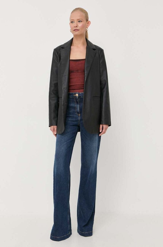 Patrizia Pepe top 8C0615.D047 burgundia AW23