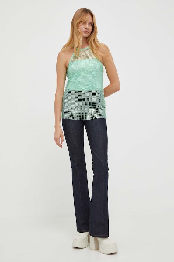Top Patrizia Pepe 8M1547.A9U8 zelena SS24