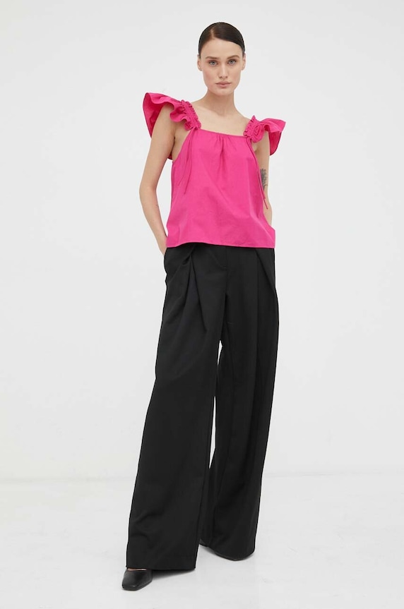 2NDDAY pamut top 2234138283 rózsaszín AW23