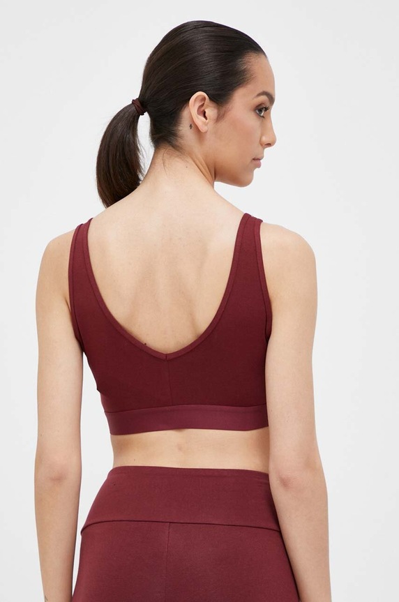 Odzież adidas biustonosz sportowy IK8320 bordowy