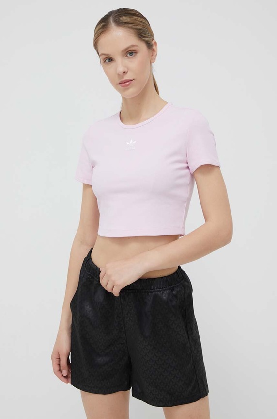 adidas Originals t-shirt rózsaszín IJ5415