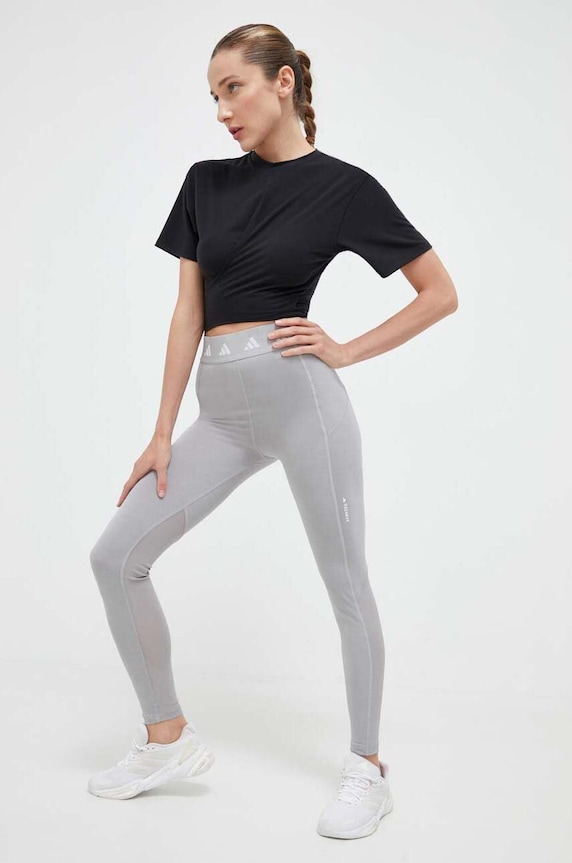 adidas Performance t-shirt do jogi Studio HS8115 czarny AW23