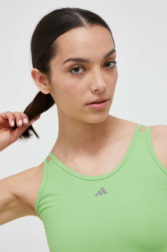 Tréninkový top adidas Performance HIIT zelená HY3219