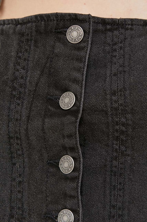 Guess Originals top din denim W3YG25D4UO0 gri