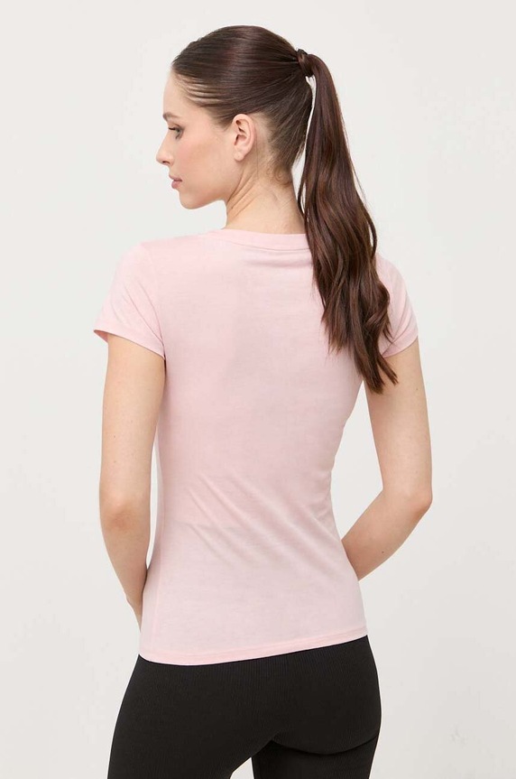 Odzież Armani Exchange t-shirt bawełniany 8NYT83.YJ16Z różowy