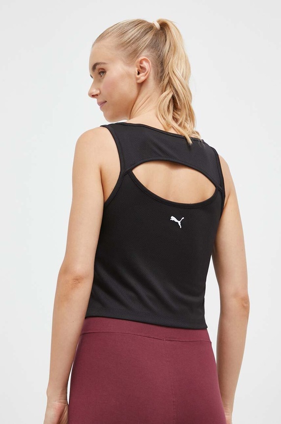 Puma top de antrenament 523842 negru AW23