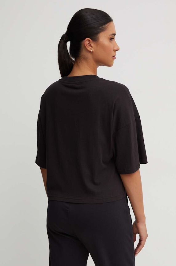Îmbrăcăminte Puma tricou din bumbac 621381 negru
