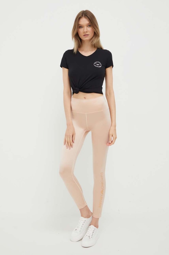 Tričko Emporio Armani Underwear 163321.3F223 čierna AW23