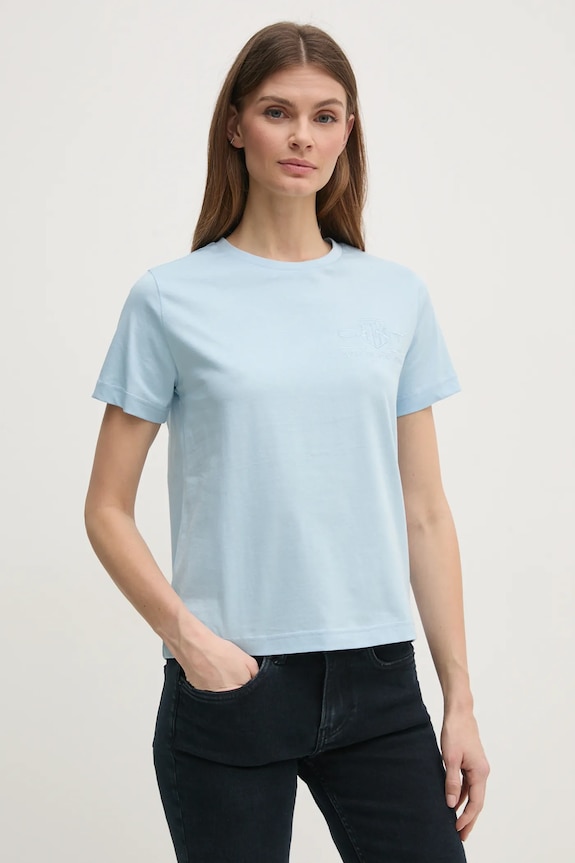 Gant tricou din bumbac albastru 4200262