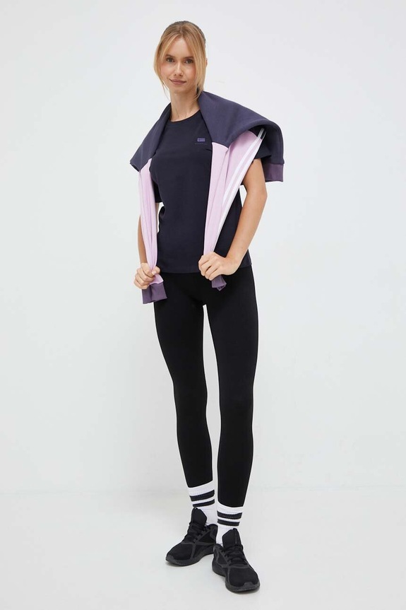 Napapijri pamut póló S-Nina NP0A4H871761 sötétkék AW23