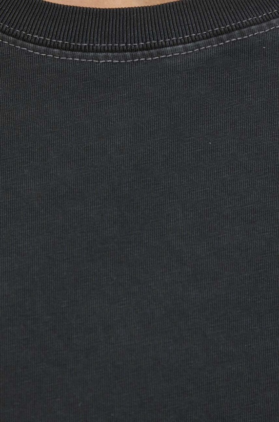 Bombažna kratka majica American Vintage T-SHIRT DROIT MC COL ROND FIZ02AH23 siva