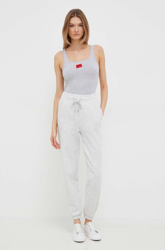 Homewear top HUGO 50469665 siva NC24