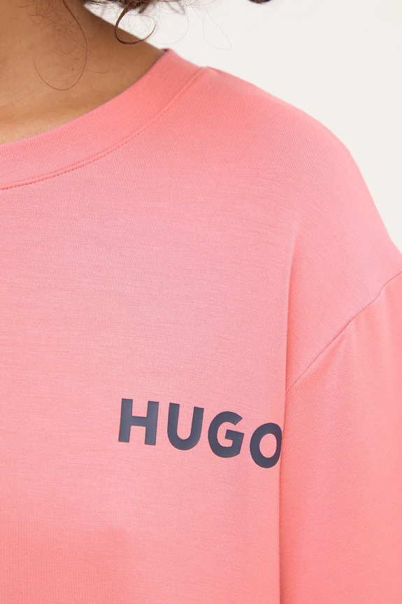 Tričko HUGO UNITE_T-SHIRT ružová 50490707