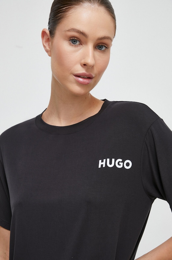 Îmbrăcăminte HUGO tricou lounge UNITE_T-SHIRT 50490707 negru