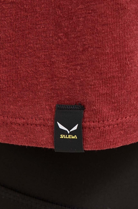 Salewa sportos póló Lavaredo Hemp 00.0000028549 burgundia
