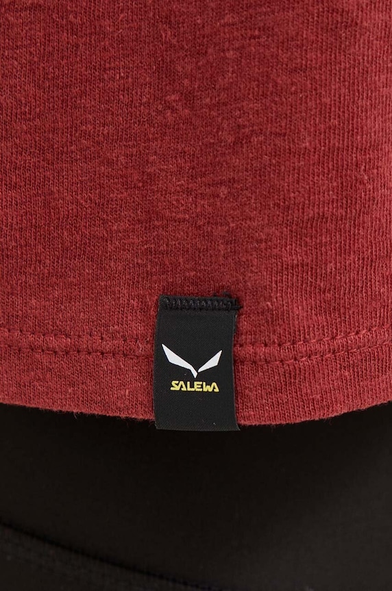 Salewa sportos póló Lavaredo Hemp 00.0000028549 burgundia