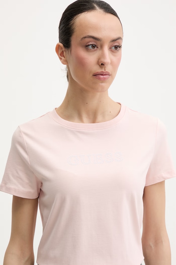 Guess női pamut elasztánnal BRIANA rózsaszín V3BI11.J1314