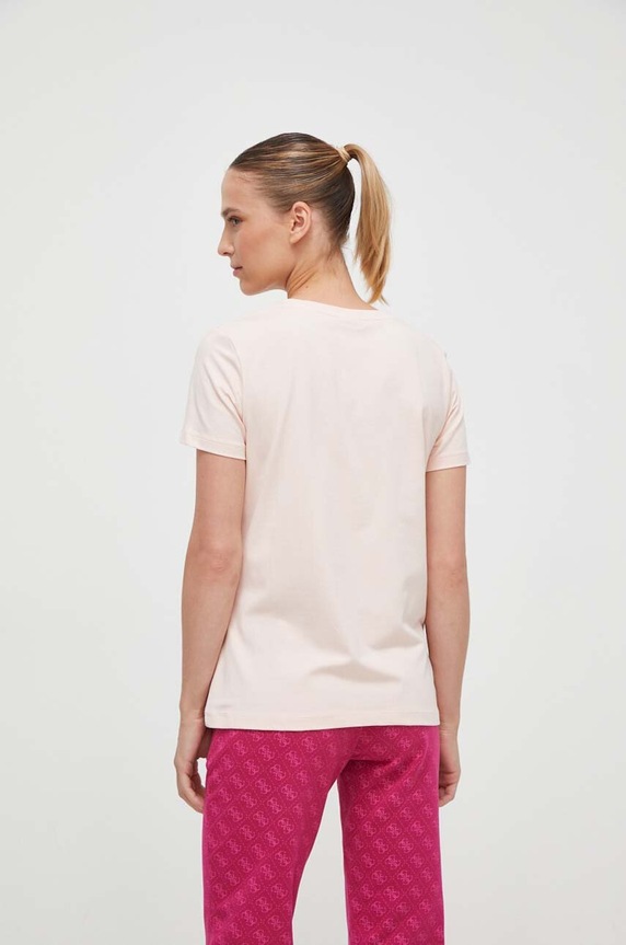 Дрехи Guess дамски от памук с еластан BRIANA V3BI11.J1314 розов