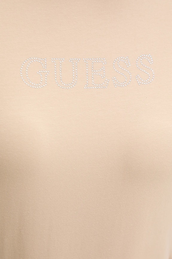 Guess дамски от памук с еластан BRIANA V3BI11.J1314 бежов