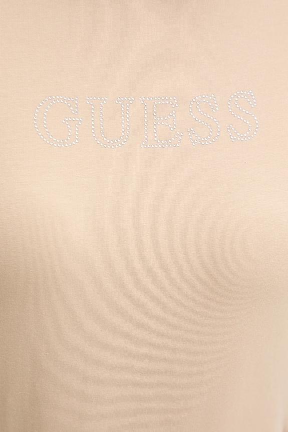 Guess дамски от памук с еластан BRIANA V3BI11.J1314 бежов