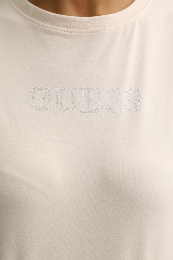 Guess dámska bavlnená s elastanom BRIANA V3BI11.J1314 béžová