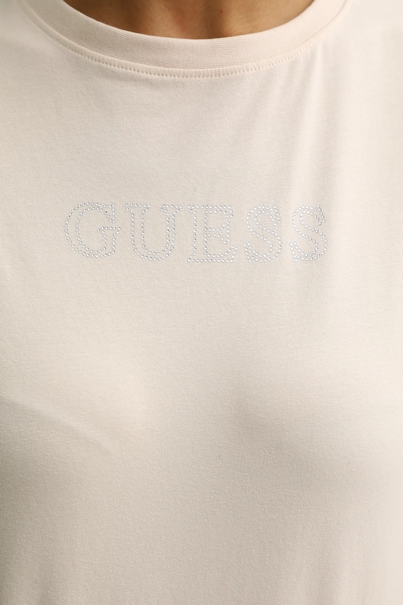 Guess dámska bavlnená s elastanom BRIANA V3BI11.J1314 béžová