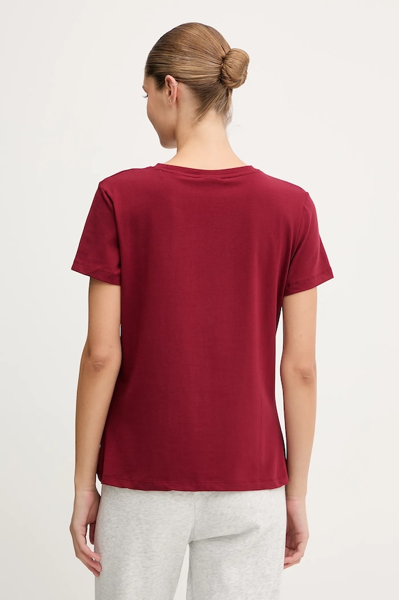 Îmbrăcăminte Guess de damă din bumbac cu elastan BRIANA V3BI11.J1314 burgundia