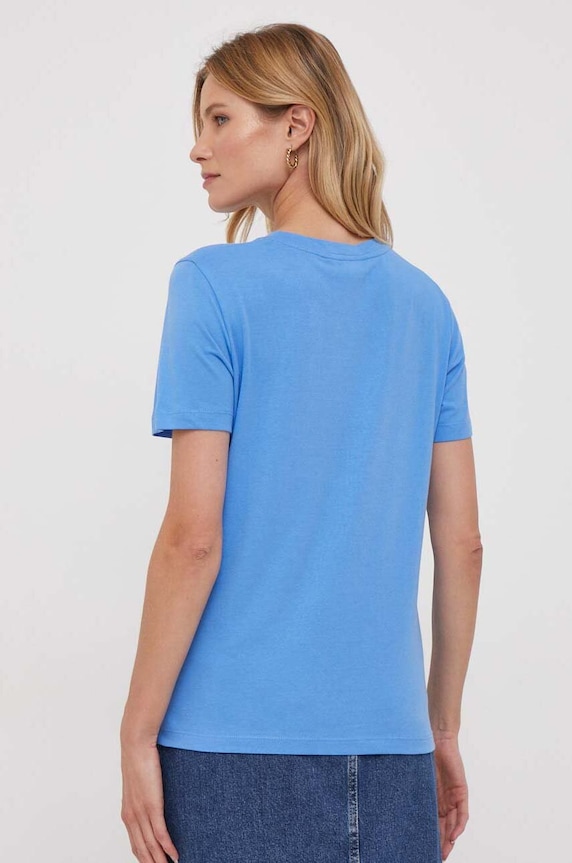 Abbigliamento Tommy Hilfiger t-shirt da donna in cotone WW0WW40276 blu