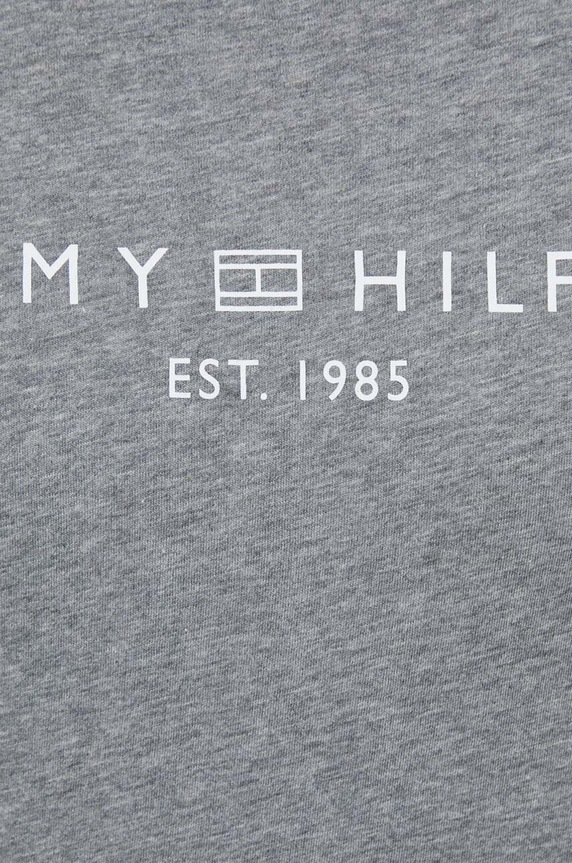 Tommy Hilfiger T-shirt damski bawełniany WW0WW40276 szary