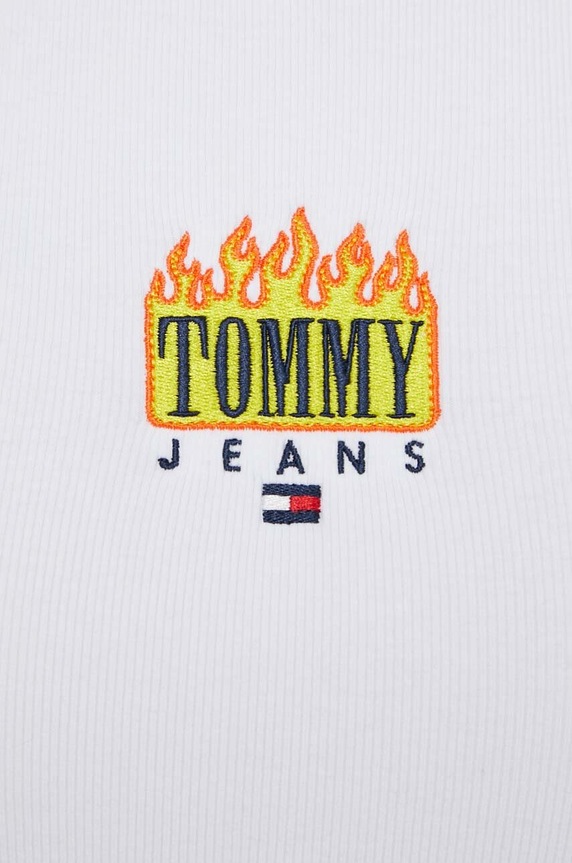 Top Tommy Jeans DW0DW16847 bijela
