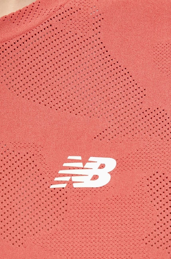 New Balance futós póló Q Speed WT33281ASU piros