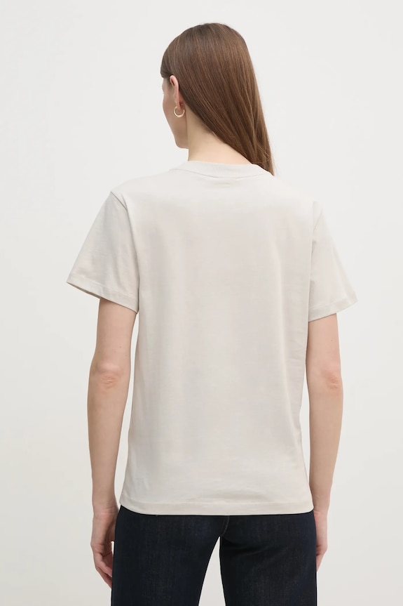 Oblečenie Bavlnené tričko Calvin Klein K20K205448 béžová