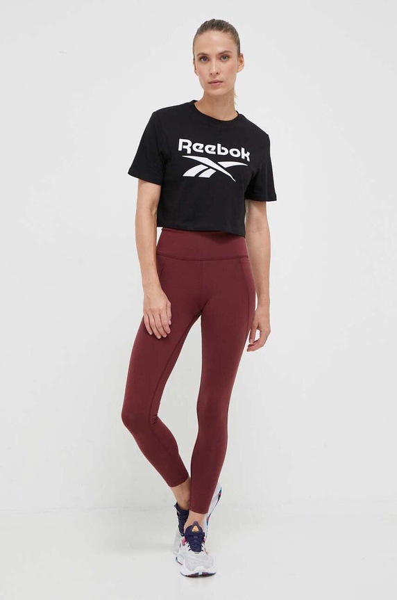 Reebok t-shirt IDENTITY 100034775 czarny AW23