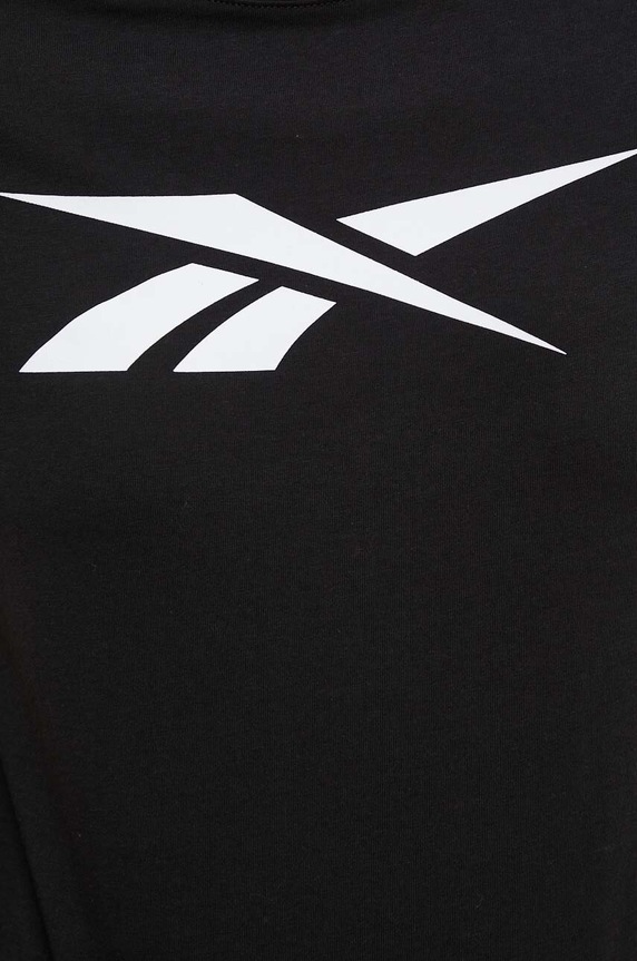 Reebok pamut póló 100073066 fekete