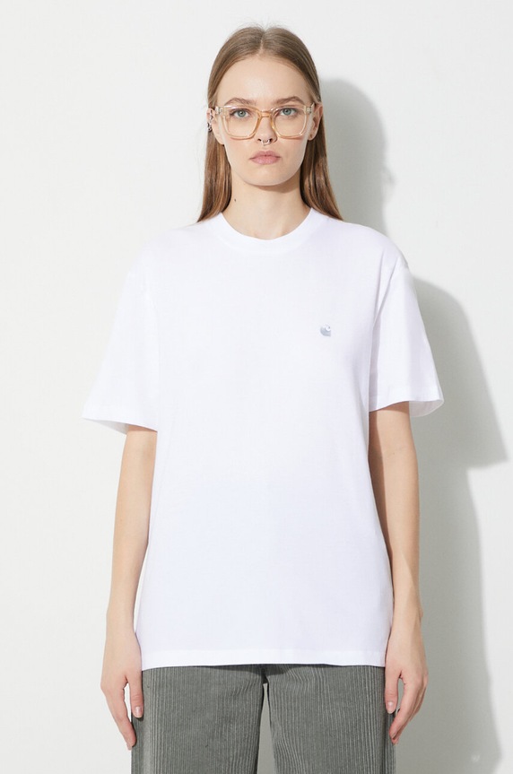 Carhartt WIP t-shirt in cotone rilassato bianco I032206.0YFXX