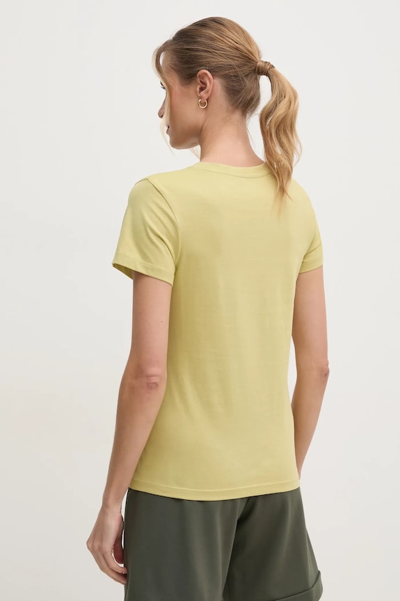 Памучна тениска Calvin Klein Jeans (2 броя) J20J219734 жълт