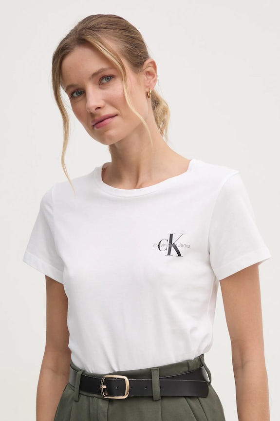 Памучна тениска Calvin Klein Jeans (2 броя) J20J219734