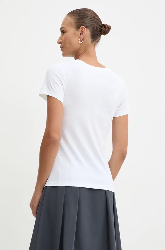 Bavlnené tričko Calvin Klein Jeans 2-pak ružová J20J219734