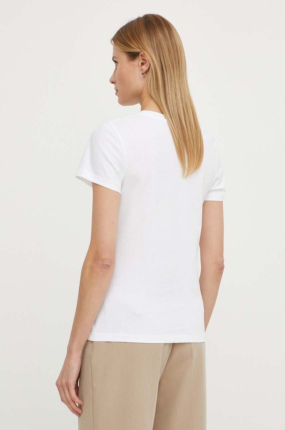 Bavlnené tričko Calvin Klein Jeans 2-pak ružová J20J219734
