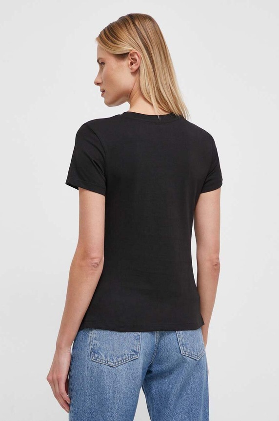 Bavlněné tričko Calvin Klein Jeans 2-pack růžová J20J219734