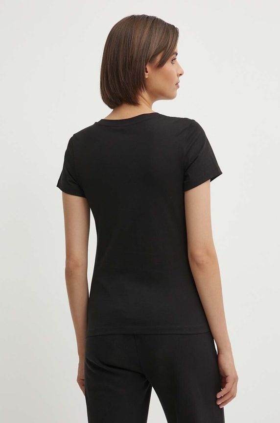 Βαμβακερό μπλουζάκι Calvin Klein Jeans 2-pack J20J219734 μαύρο