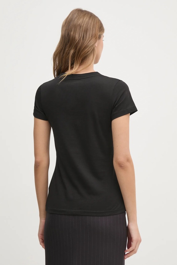 Дрехи Памучна тениска Calvin Klein Jeans J20J222343 черен