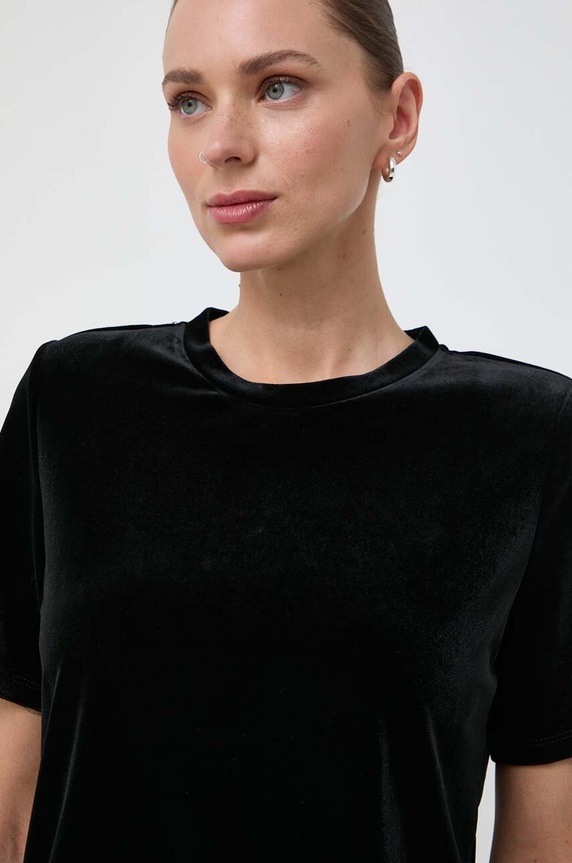 Kratka majica Morgan črna DACETA.NOIR