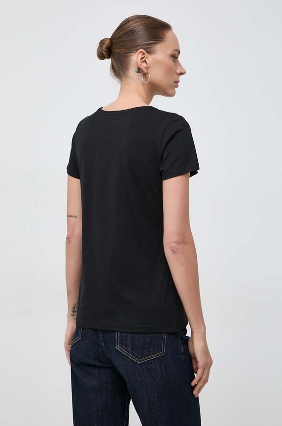 Odzież Morgan t-shirt DCITY.NOIR czarny