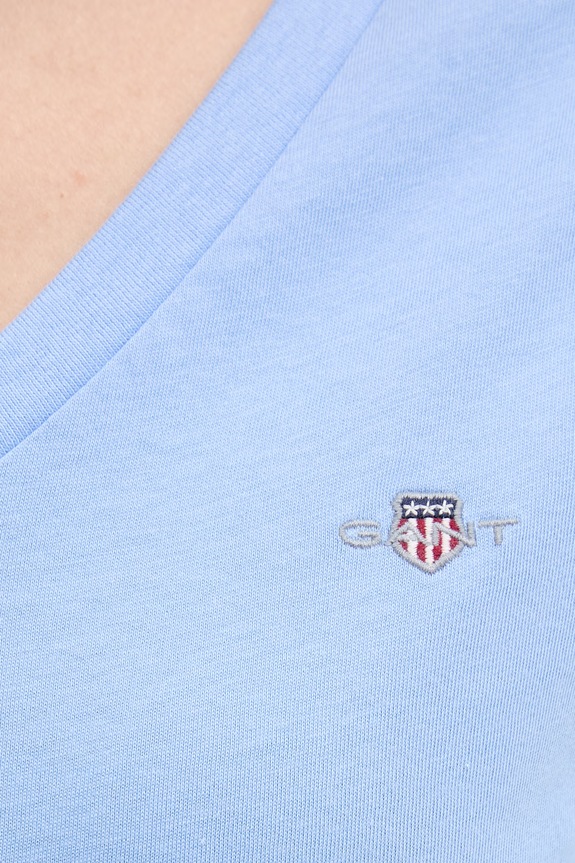 Gant t-shirt bawełniany 4200750 niebieski