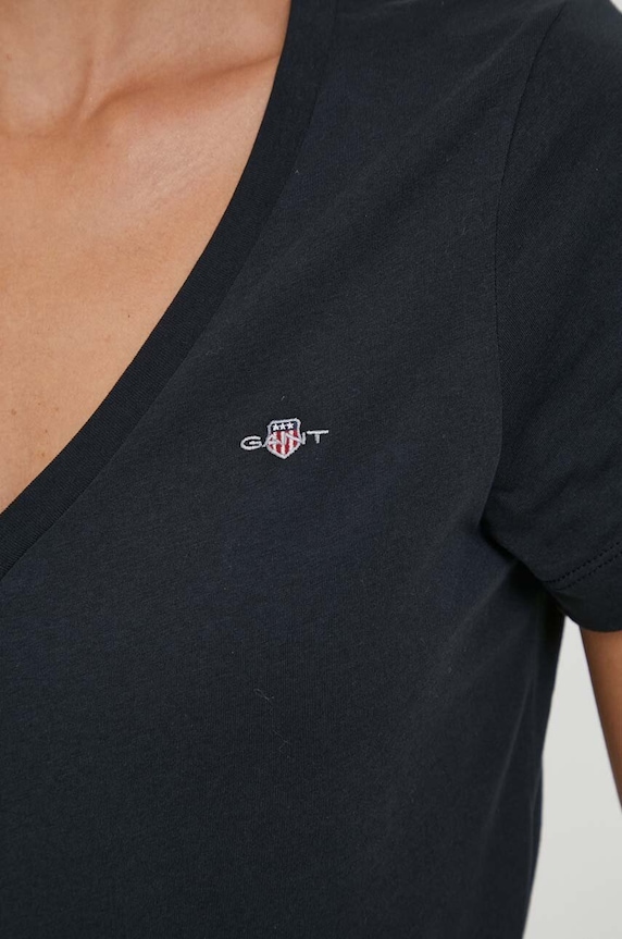 Gant tricou de damă din bumbac 4200750 negru