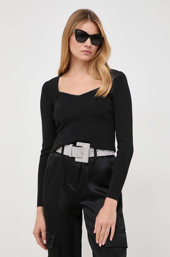 MICHAEL Michael Kors longsleeve czarny MH360PY5ZV